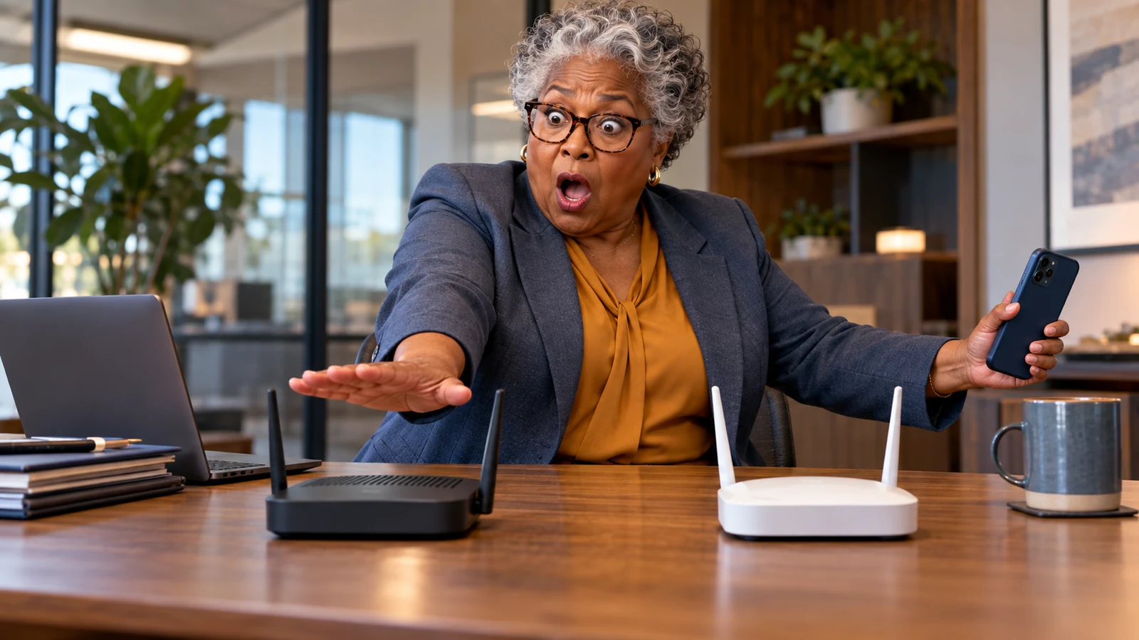 Editorial illustration for Guest WiFi Should Never Share The Office Network